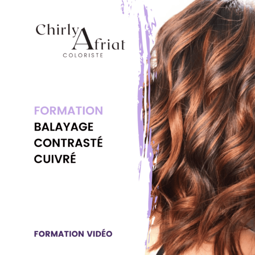 Balayage Contrasté Cuivré