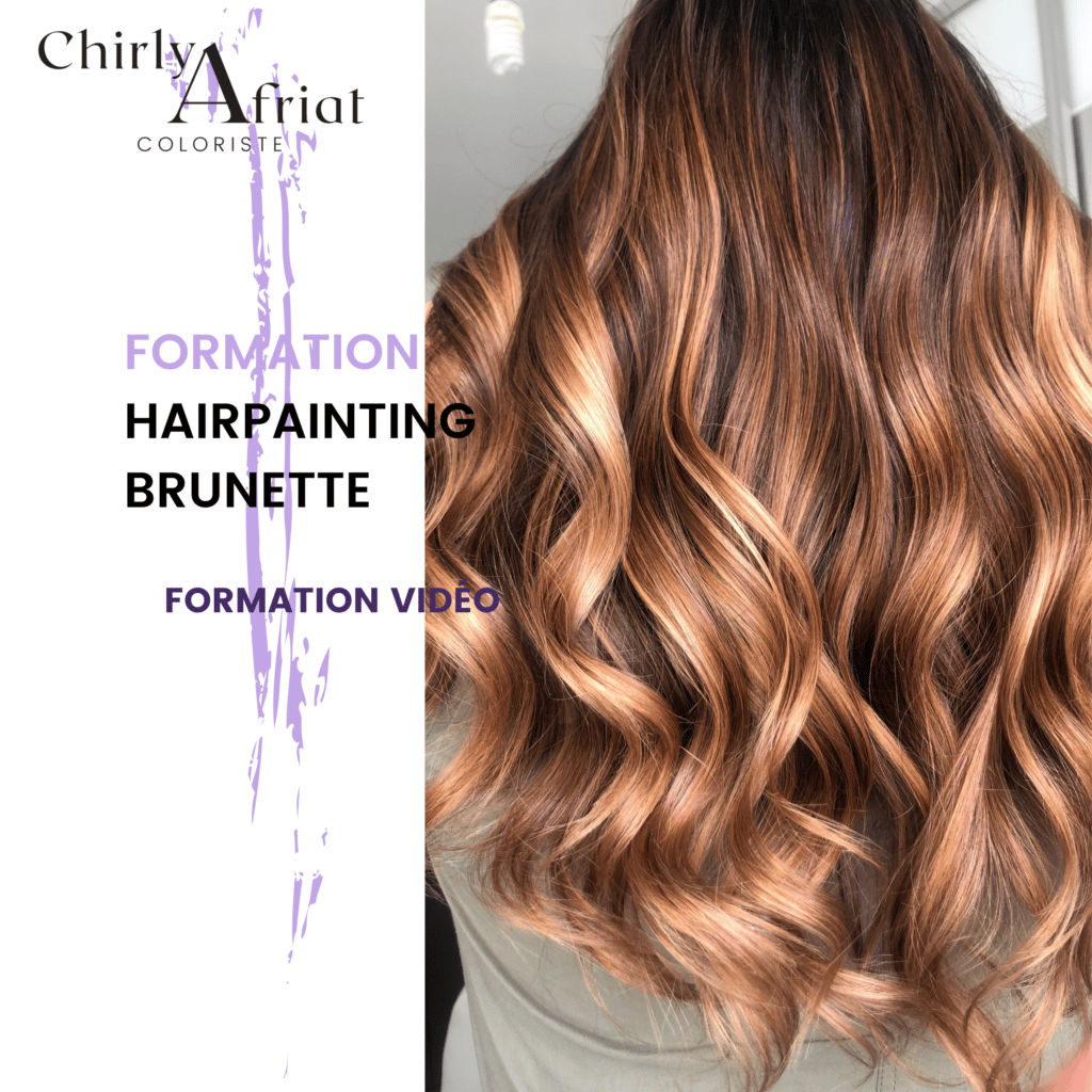 Hairpainting Brunette Chirly Afriat Coloriste