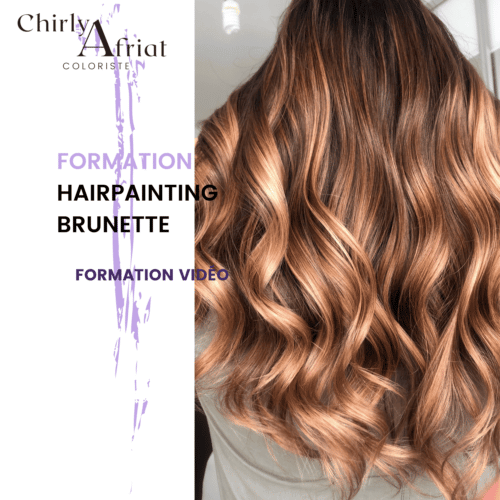 Hairpainting Brunette