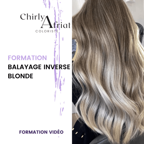 Balayage inversé blonde