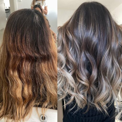 Balayage Zigzag inversé