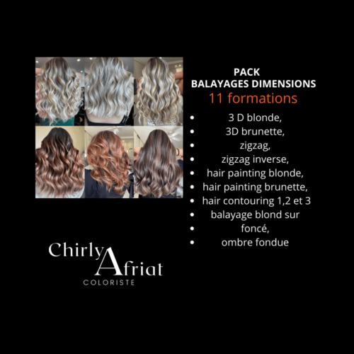 Pack balayages dimensions