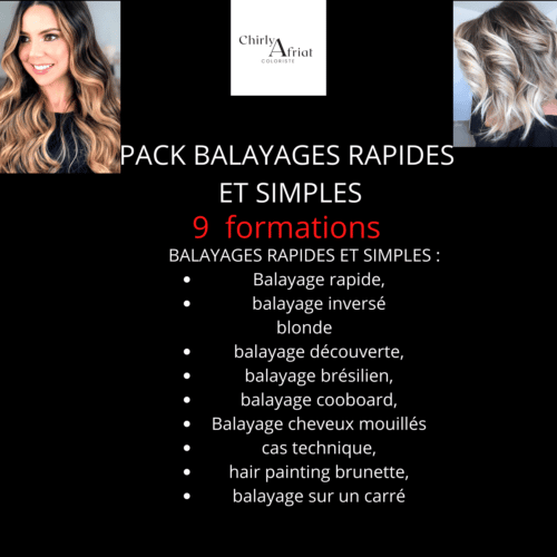 Pack balayages rapides et simples