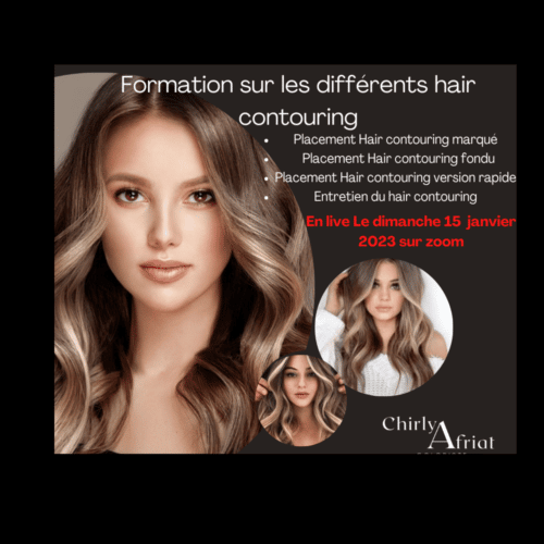 Formation les différents hair contouring