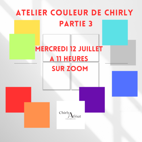 Atelier couleur partie 3