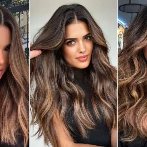 Balayage brunette inversé (nouveau)