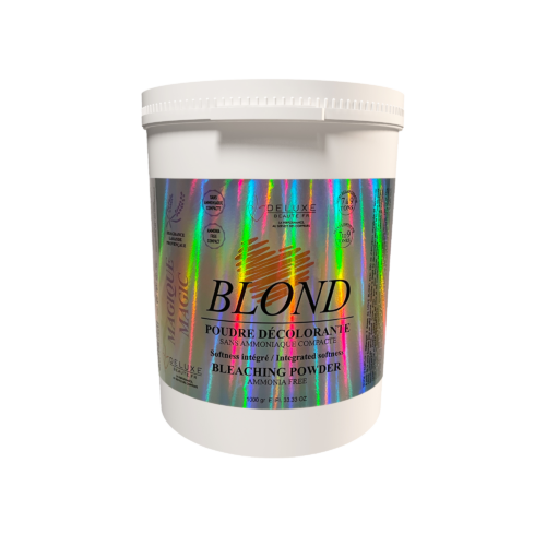 POUDRE DECOLORANTE LOVE BLOND MAGIQUE SANS AMMONIAQUE de 7 à 9 Tons   Fragrance : Lavande