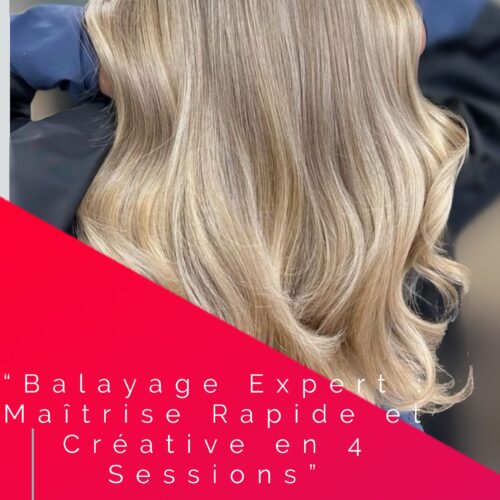 Balayage expert Maitrise créative et rapide 4 sessions