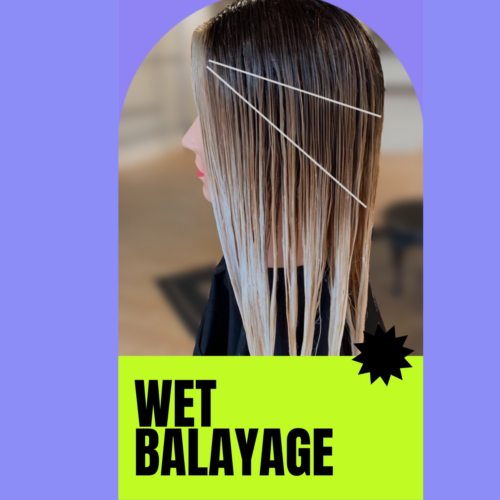 Le balayage sur cheveux mouillés nouveau